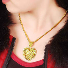 24k gold plated choker necklace heart exo collier femme joias265 MP