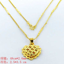 24k gold plated choker necklace heart exo collier femme joias265 MP