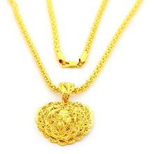 24k gold plated choker necklace heart exo collier femme joias265 MP