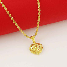 24k gold plated choker necklace heart exo collier femme joias265 MP