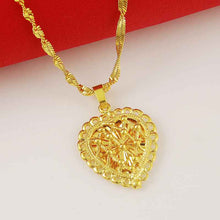 24k gold plated choker necklace heart exo collier femme joias265 MP