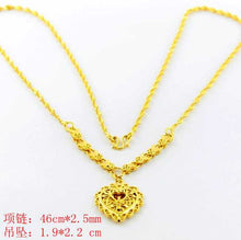 24k gold plated choker necklace heart exo collier femme joias265 MP