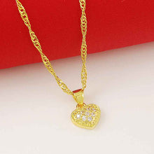 24k gold plated choker necklace heart exo collier femme joias265 MP