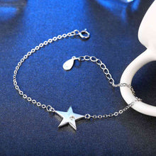 925 silver jewelry pulseras five-pointed star pulseiras diy STVH 68 MP