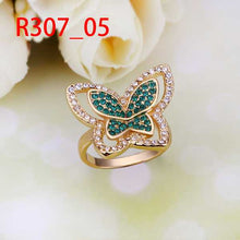 acessorios para mulher Engagement rings butterfly green aliancas bijoux femme215 MP