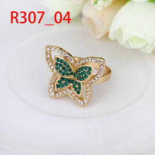 acessorios para mulher Engagement rings butterfly green aliancas bijoux femme215 MP