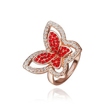 acessorios para mulher Engagement rings butterfly green aliancas bijoux femme215 MP