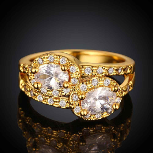 acessorios para mulher wedding rings insets double crystal anillos bear joyas SKGR 42 MP
