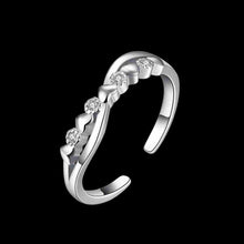 925 Sterling Silver wedding ring Cross-opening anillos bear horloge29 MP