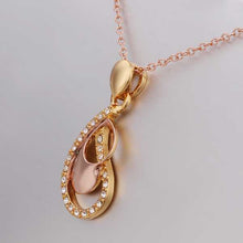 18K Gold Plated pendants love beads vintage necklace collier plastron 59 MP