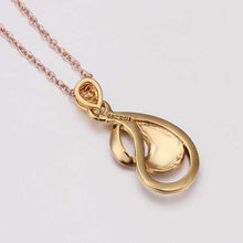 18K Gold Plated pendants love beads vintage necklace collier plastron 59 MP