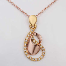 18K Gold Plated pendants love beads vintage necklace collier plastron 59 MP