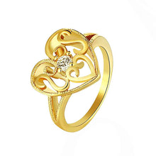 18K Gold Plated ring insets love anel Hand Madeball2 3 MP