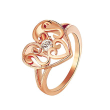 18K Gold Plated ring insets love anel Hand Madeball2 3 MP