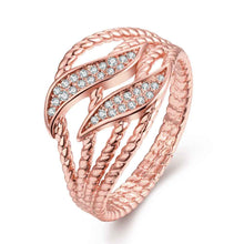 Austrian Crystal rings Inlaid crystal chaos bridge ring men bijoux femme MP