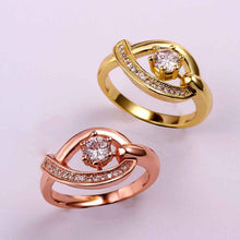 acessorios para mulher Engagement rings insets O shape anel de ouro jewerly accessories SKGR 81 MP