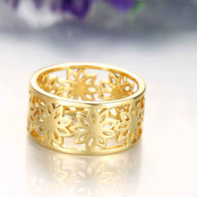 acessorios para mulher ring Hollow flowers rose golden silver 3 color prices in euros jewelry SKGR315 MP