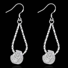 exo silver plated earrings Tennis drop cufflinks love 281 MP
