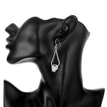 exo silver plated earrings Tennis drop cufflinks love 281 MP