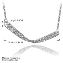 18K Gold Plating collar necklace swing Platinum plated colares jewelry display MP