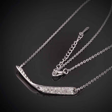 18K Gold Plating collar necklace swing Platinum plated colares jewelry display MP