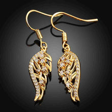 18K Gold Plating earings Peacock tail drop pendientes men jewelry MP