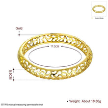 18k gold plated Hollow personality pattern men bracelet charms MP