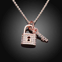 Austrian Crystal pendant necklace Key and lock patek prices in euros MP
