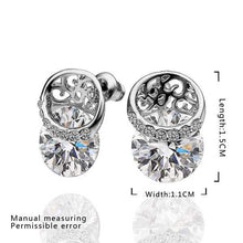 18K GP gold plated jewelry earring nickel free copper rhinestone crystal earrings SMTPE5 6 MP