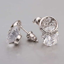 18K GP gold plated jewelry earring nickel free copper rhinestone crystal earrings SMTPE5 6 MP