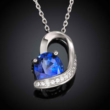 18K GP Zircon party sapphire jewelry chunky necklace collares pendantsSKGN 5 MP