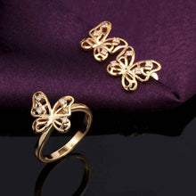 Austrian Crystal jewelry sets butterfly earringsring jewelry SMTPS422 MP