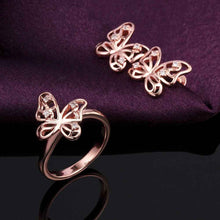 Austrian Crystal jewelry sets butterfly earringsring jewelry SMTPS422 MP