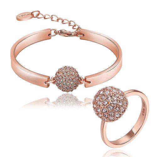 Austrian Crystal jewelry sets Curd phase Jewelry European Style SMTPS4 3 MP