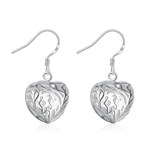 925 silver earing 925 silver jewelry Small Solid Heart earting 21 MP