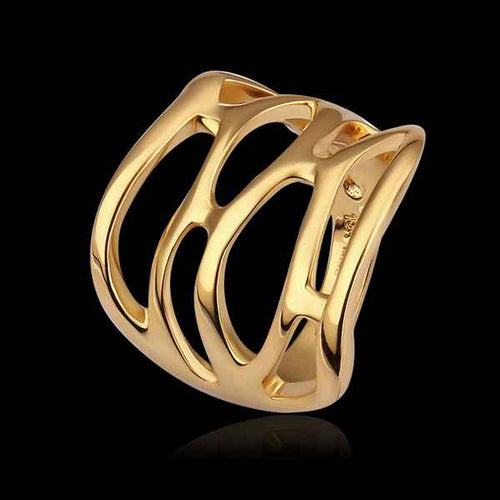 18k gold plated ring gold pierced anillos bear wedding jewelry 532 MP