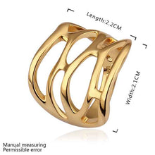 18k gold plated ring gold pierced anillos bear wedding jewelry 532 MP