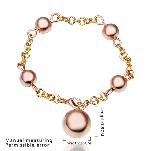 18K Gold Plated Bracelet Rose Gold Nickle-Free Tin Alloy Rhinestone Crystal Jewerly Bracelet SMTPB 44 MP