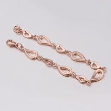 18K Gold Plated Bracelet Rose Gold Nickle-Free Tin Alloy Rhinestone Crystal Jewerly Bracelet SMTPB 42 MP