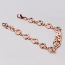 18K Gold Plated Bracelet Rose Gold Nickle-Free Tin Alloy Rhinestone Crystal Jewerly Bracelet SMTPB 36 MP