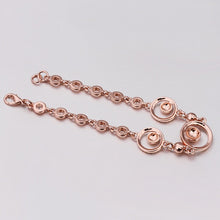 18K Gold Plated Bracelet Rose Gold Nickle-Free Tin Alloy Rhinestone Crystal Jewerly Bracelet SMTPB 43 MP