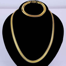 18K Gold Plating jewelry sets gold plated snake chain necklacebracelet Gift for her SMTPS4 6 MP