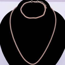 18k gold plated jewelry set choker chain necklacebracelet Costume Jewellery SMTPS414 MP