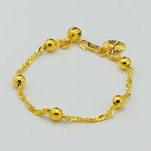 24K GP Gold Plated Mens Jewelry Bracelet Yellow Gold Golden Bracelet Bangle YHDH 34 MP