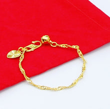 24K GP Gold Plated Mens Jewelry Bracelet Yellow Gold Golden Bracelet Bangle YHDH 27 MP