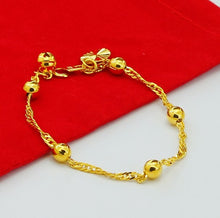 24K GP Gold Plated Mens Jewelry Bracelet Yellow Gold Golden Bracelet Bangle YHDH 34 MP