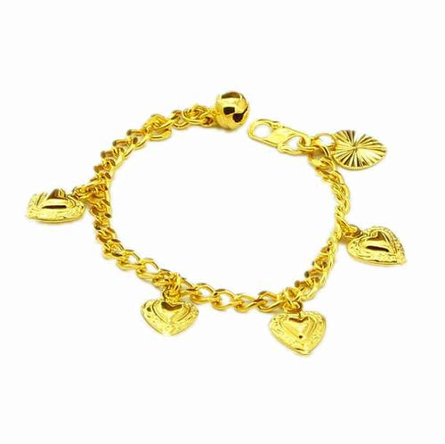 24K GP Gold Plated Mens Jewelry Bracelet Yellow Gold Golden Bracelet Bangle YHDH 33 MP