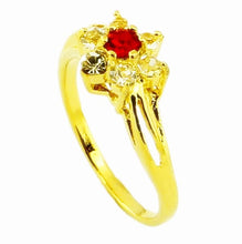 24K GP Gold Plated MensWomen Jewelry Ring Yellow Gold Golden Finger Ring YHDR 31 MP