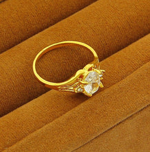 24K GP Gold Plated MensWomen Jewelry Ring Yellow Gold Golden Finger Ring YHDR 29 MP