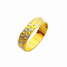 24K GP Gold Plated MensWomen Jewelry Ring Yellow Gold Golden Finger Ring YHDR 3 MP